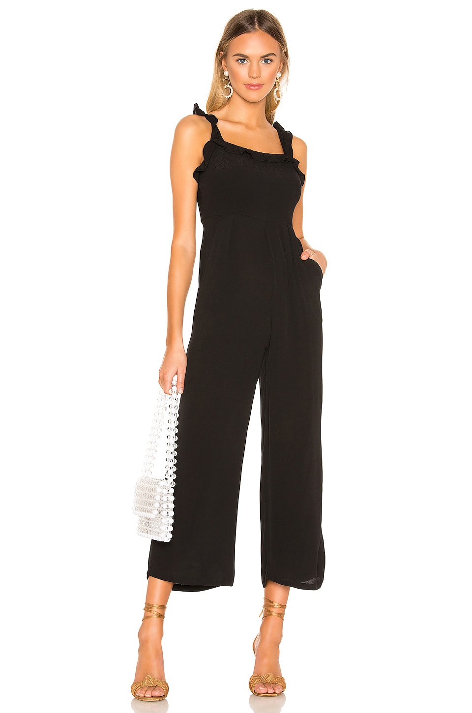 superdown Victoria Ruffle Jumpsuit