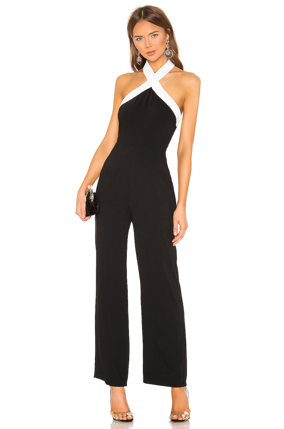 superdown Laurien Cross Front Jumpsuit