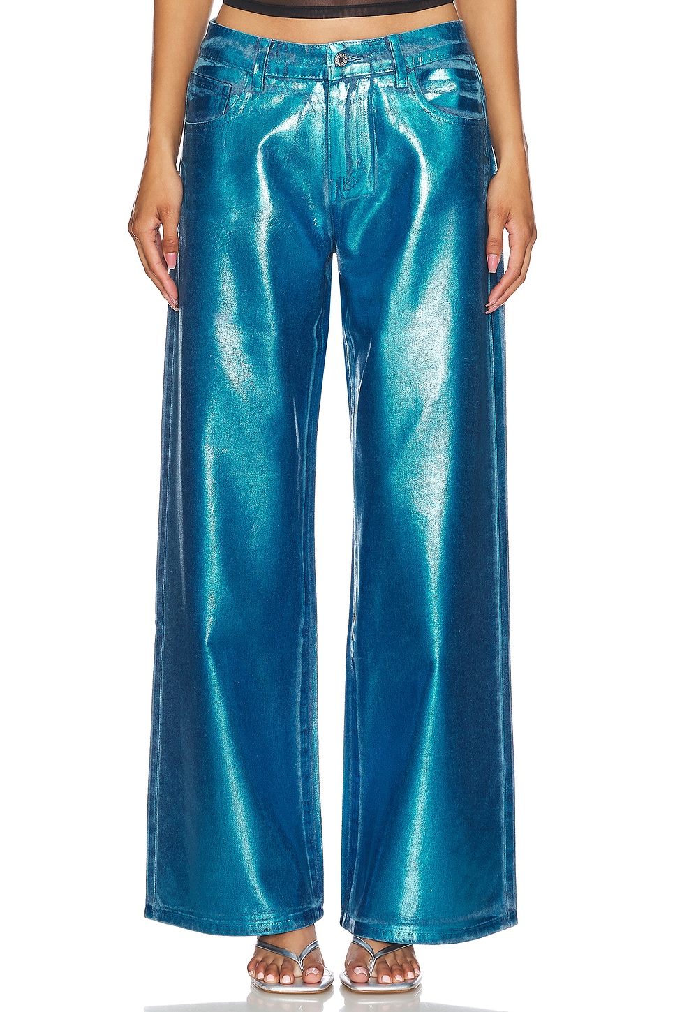 superdown Kiara Metallic Jean