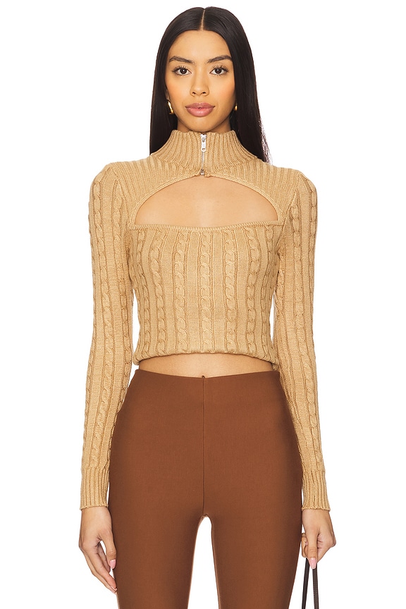 superdown Tanya Cut Out Sweater