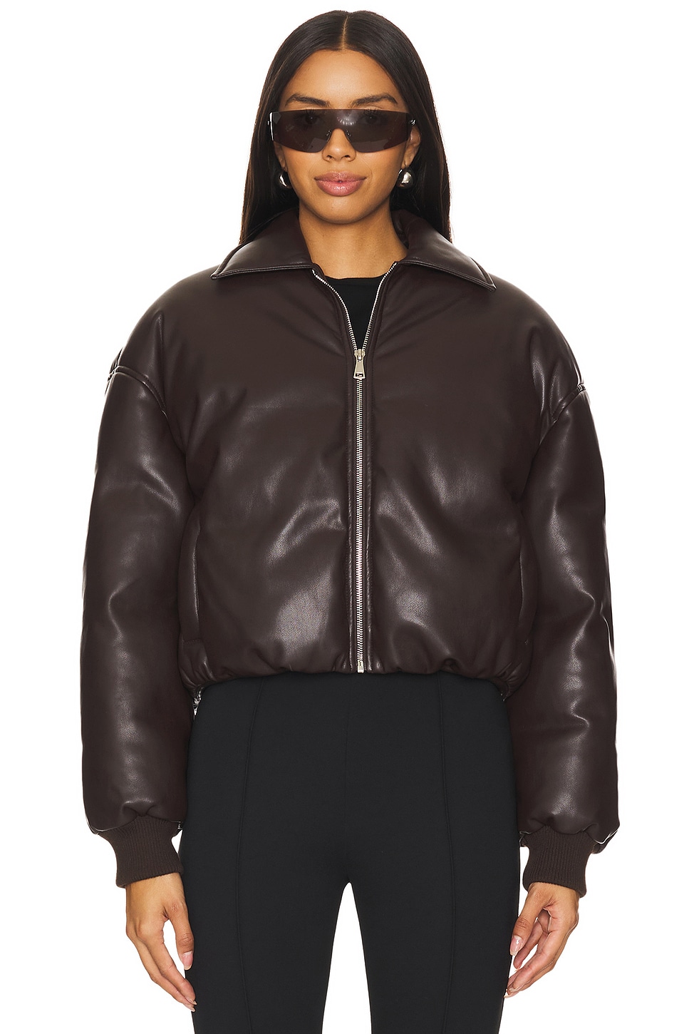 superdown Sanja Faux Leather Jacket