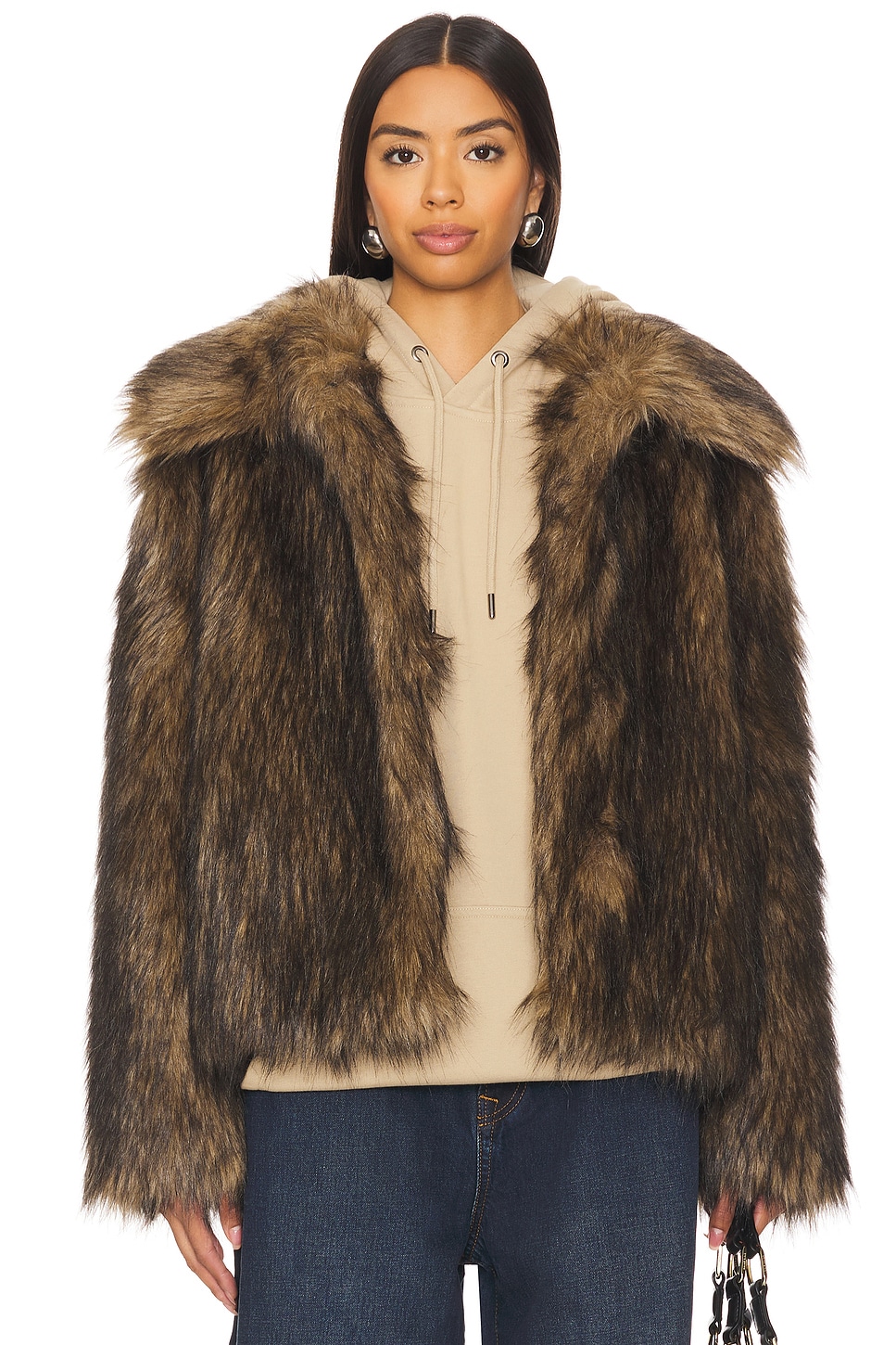 superdown Kennedy Faux Fur Coat