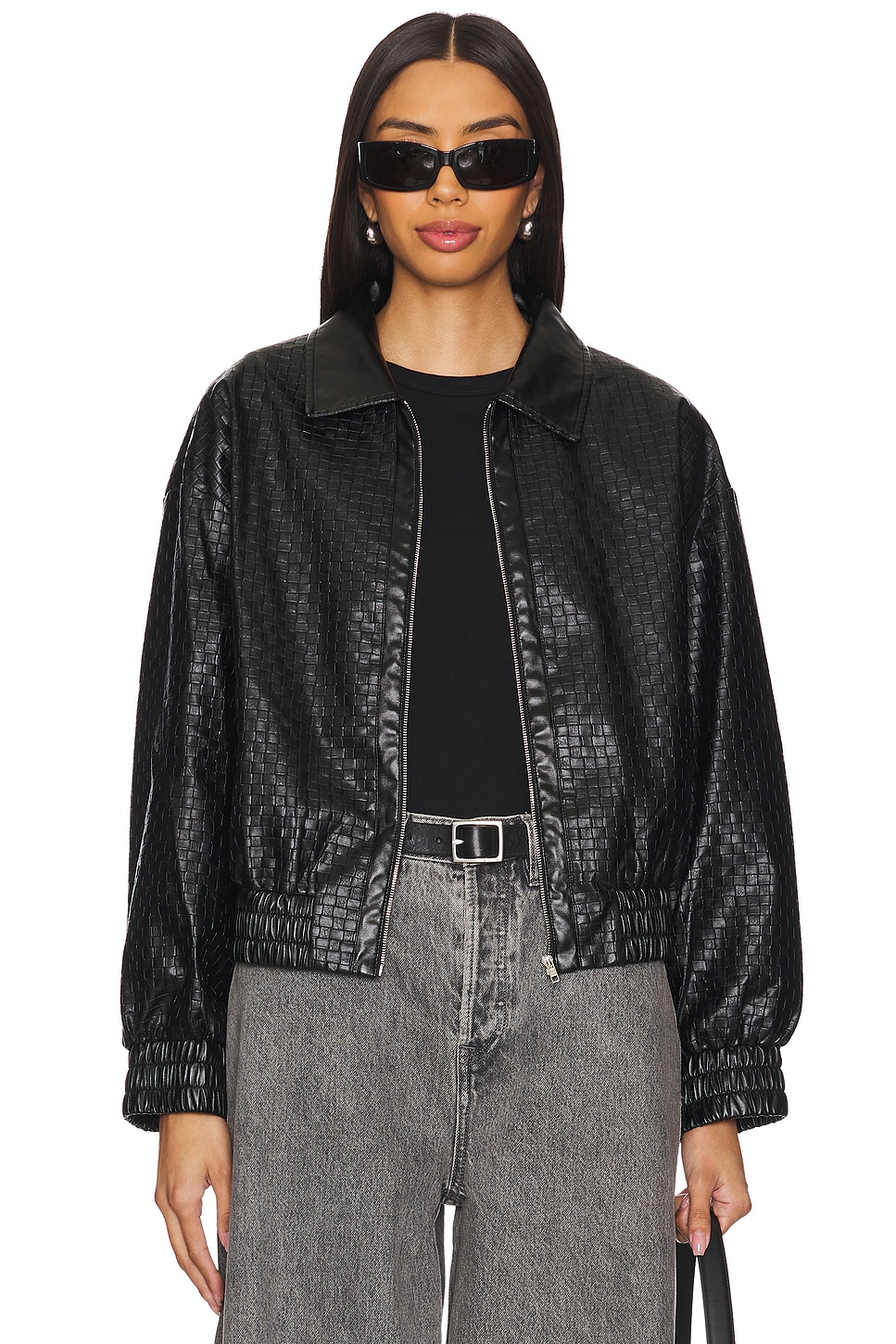 superdown Alia Faux Leather Jacket