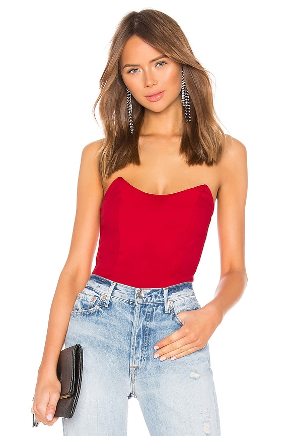 superdown Stevie Sweetheart Bodysuit