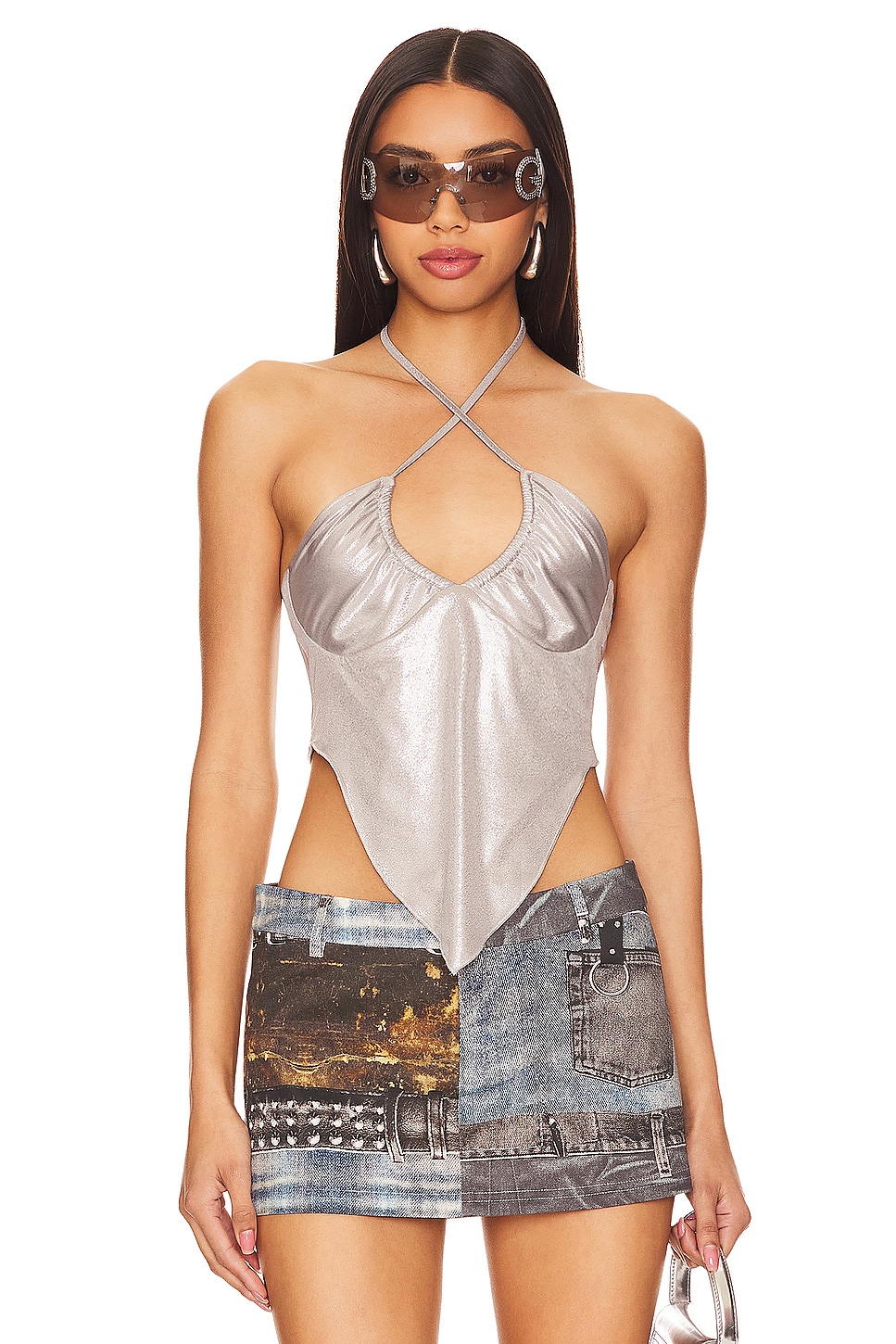 superdown Devon Halter Top