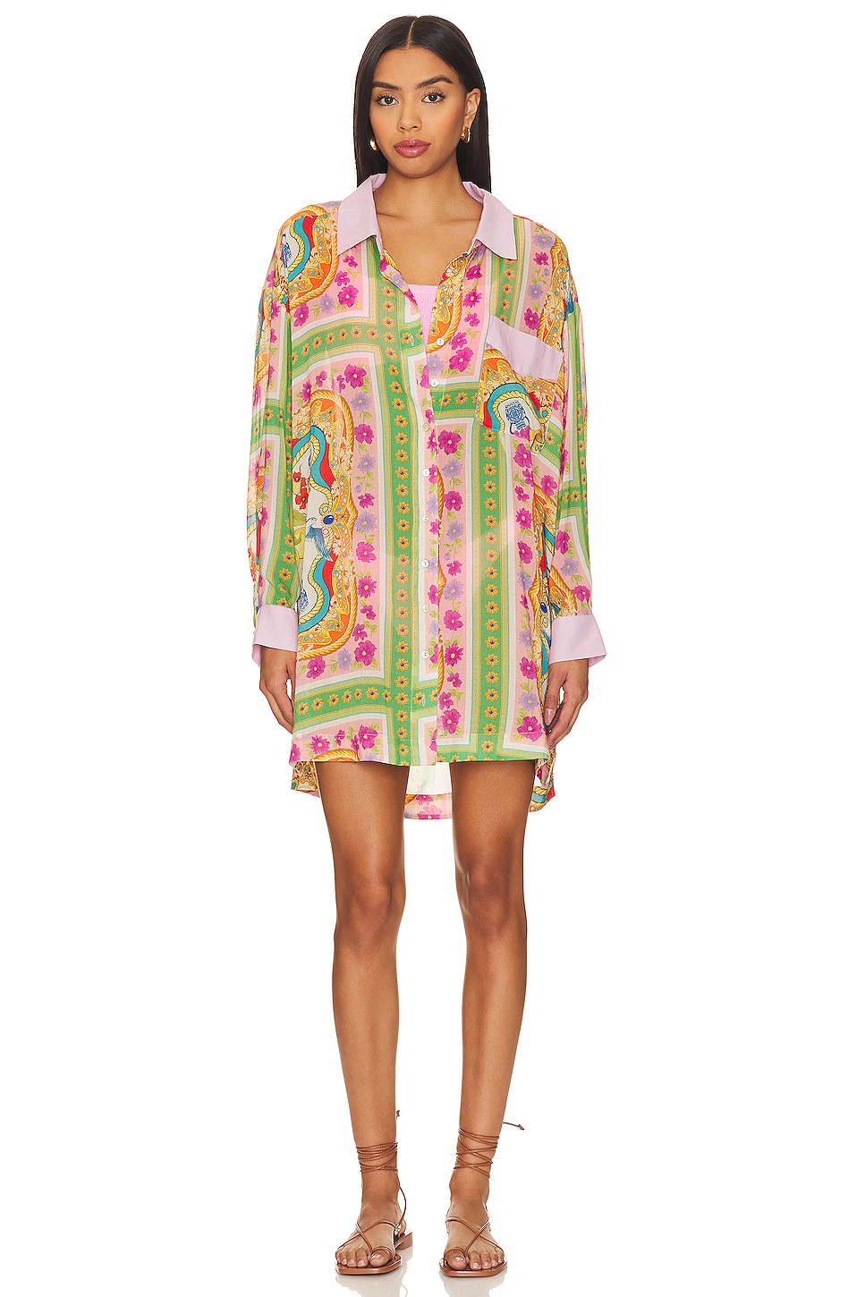 SPELL Maddalena Shirt Dress