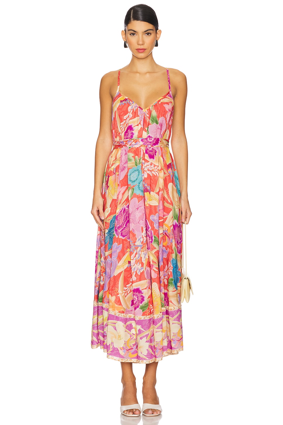 SPELL Painters Garden Strappy Maxi Dress