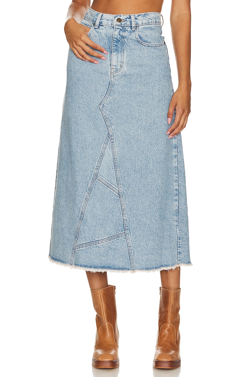 SPELL Eve Denim Skirt