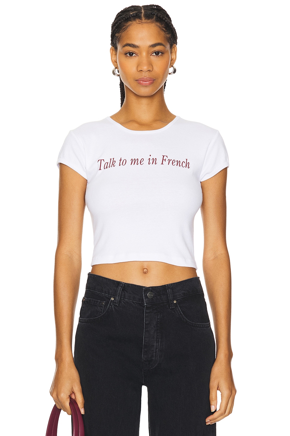 Somebodee Talk To Me in French Tee