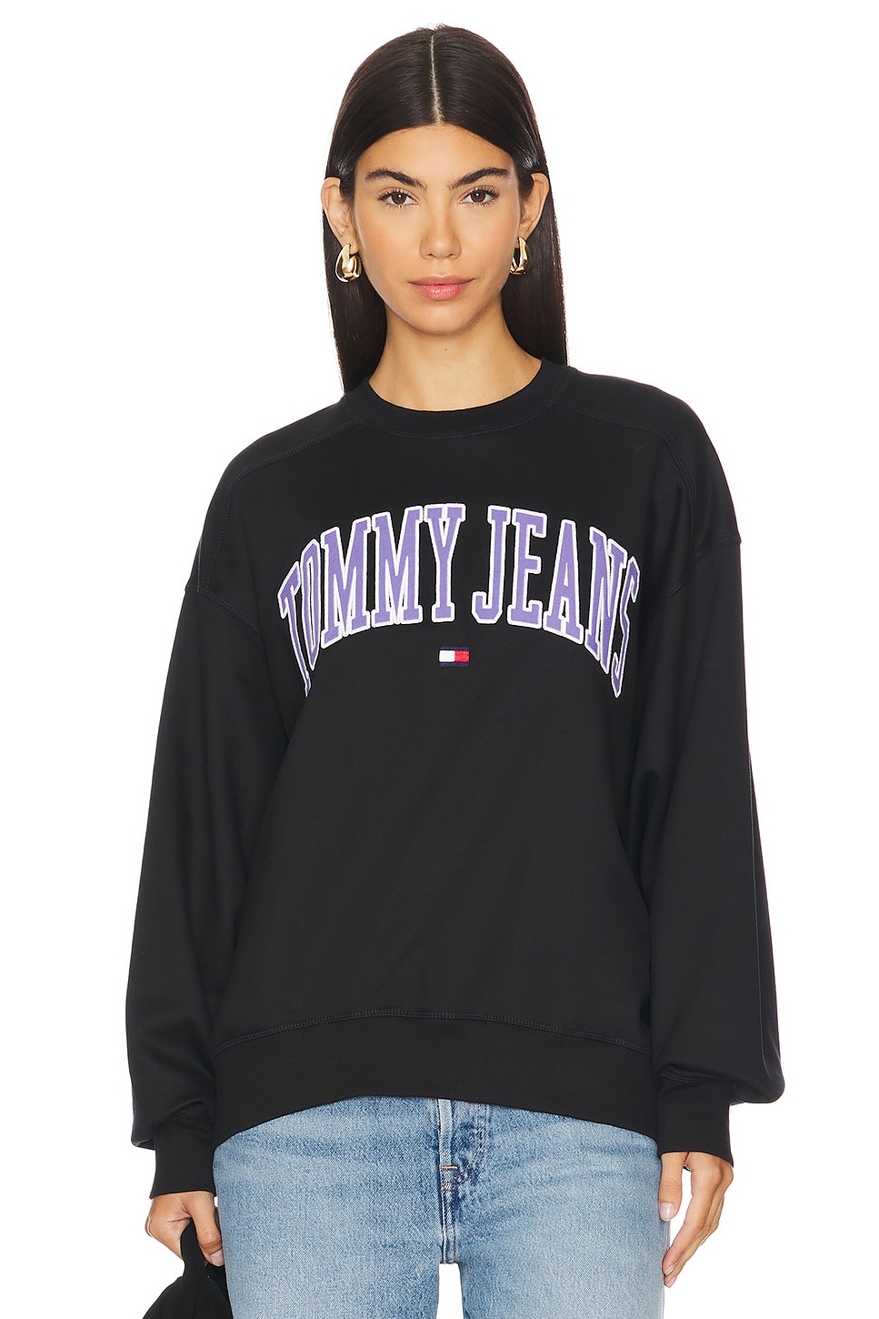 Tommy Jeans Boxy Pop Varsity Crew Sweatshirt