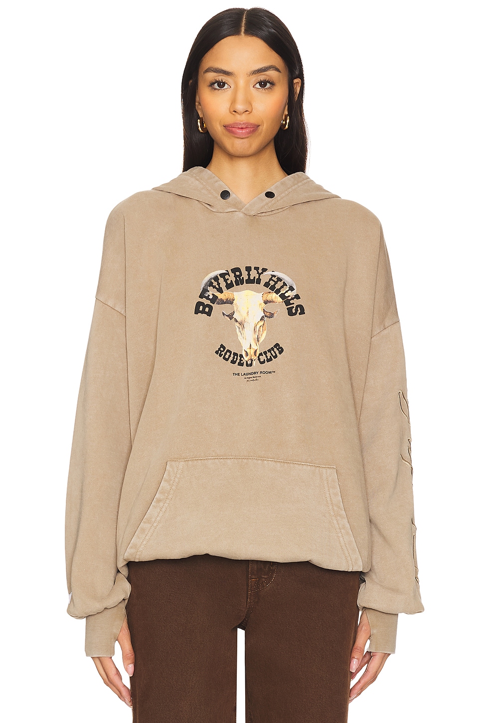 The Laundry Room Beverly Hills Rodeo Club Skull Hideout Hoodie