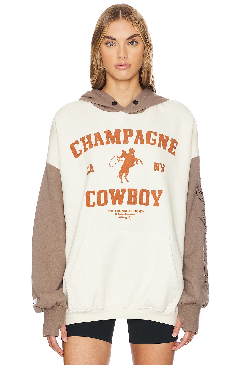 The Laundry Room Champagne Cowboy Hideout Hoodie