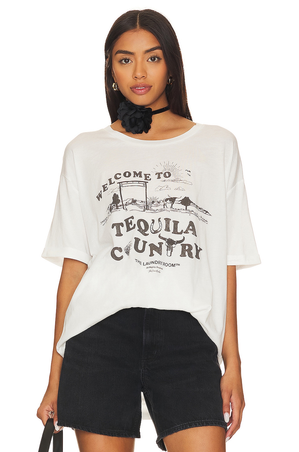 The Laundry Room Tequila Country Oversized Tee