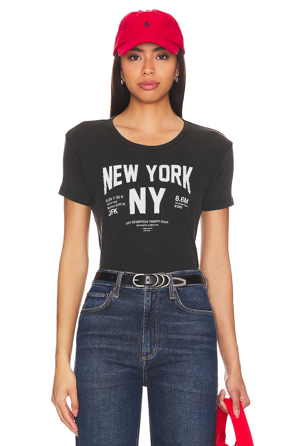 The Laundry Room Welcome To New York Baby Rib Tee