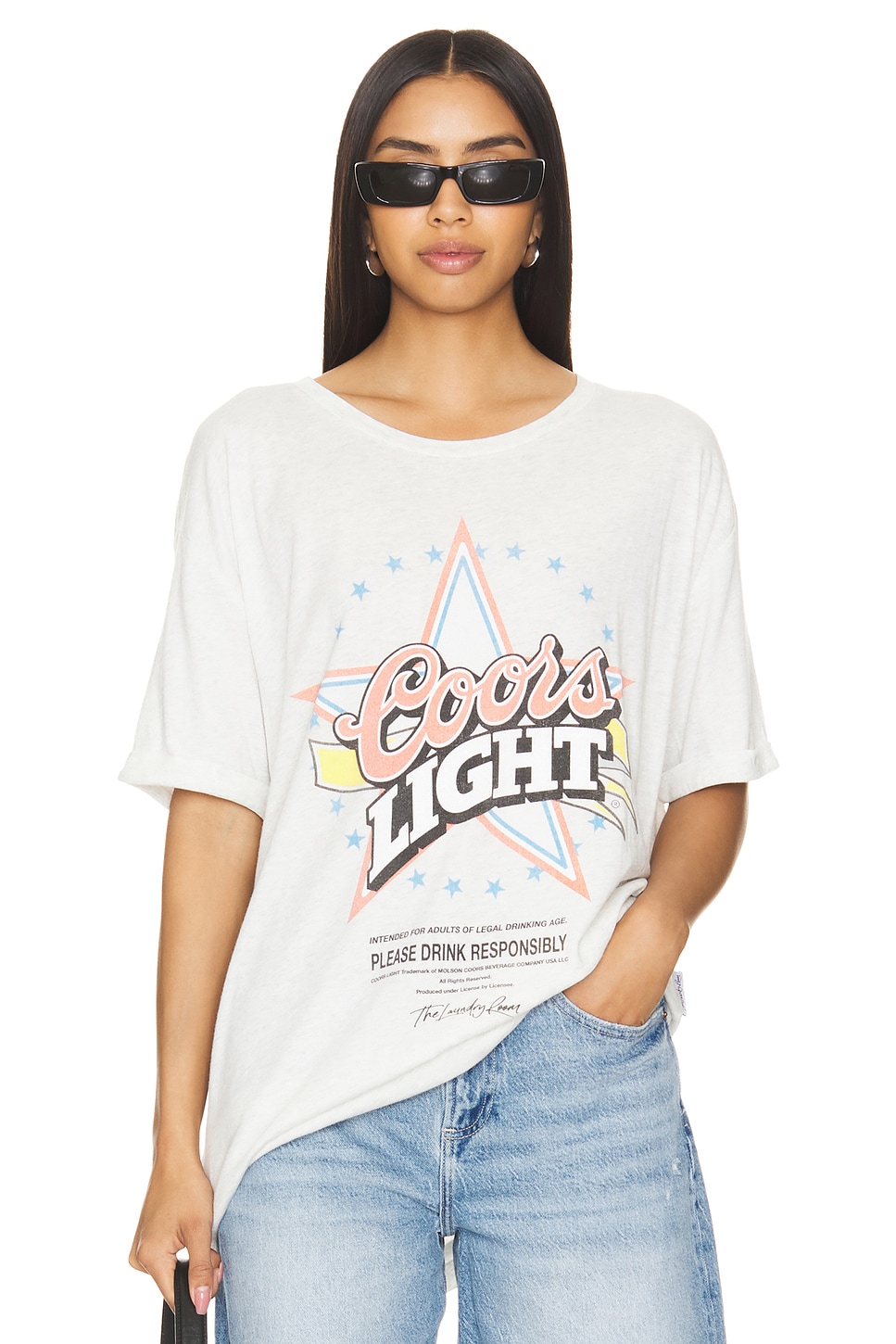 The Laundry Room Coors Light USA Oversized Tee