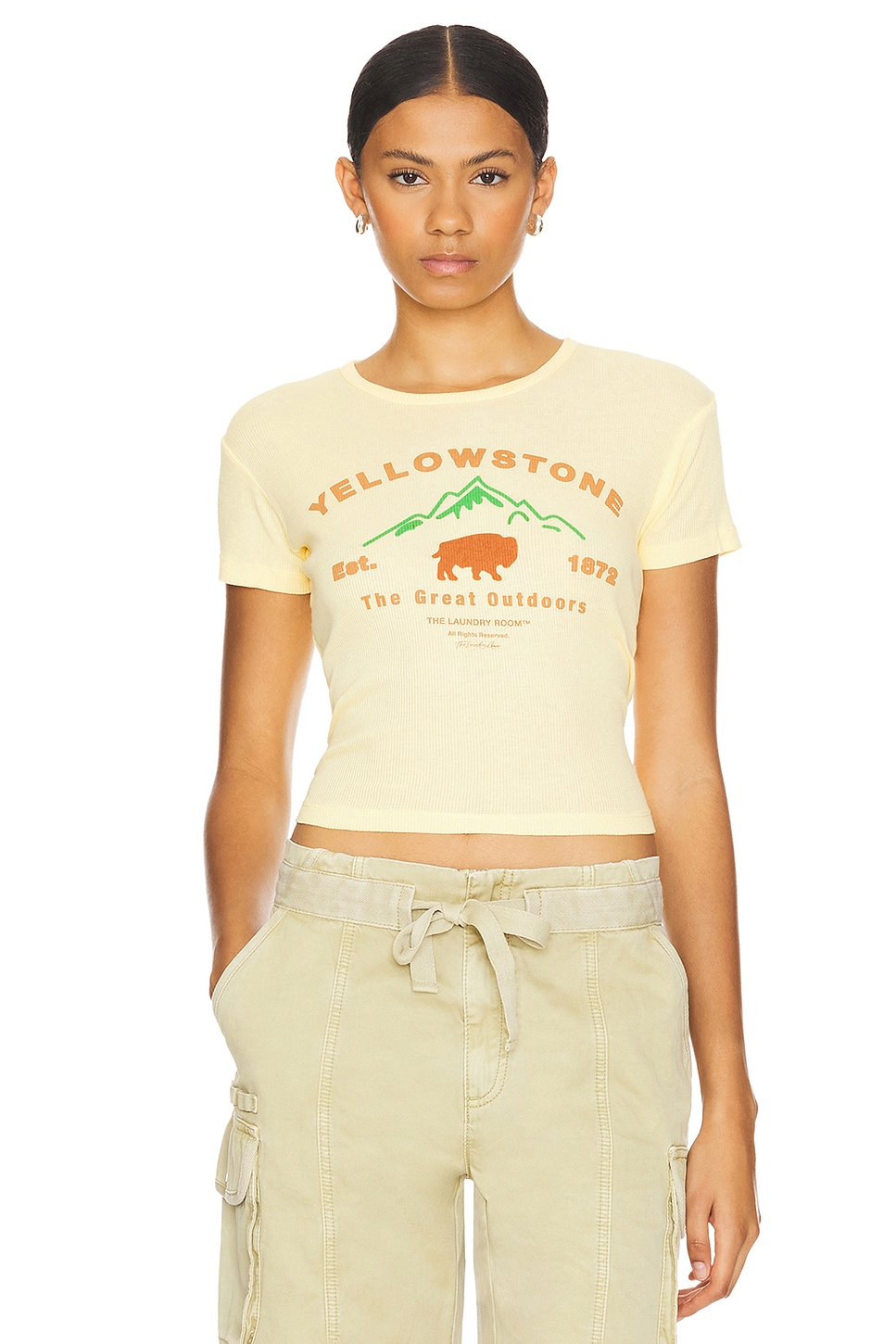 The Laundry Room Yellowstone Bison Baby Tee