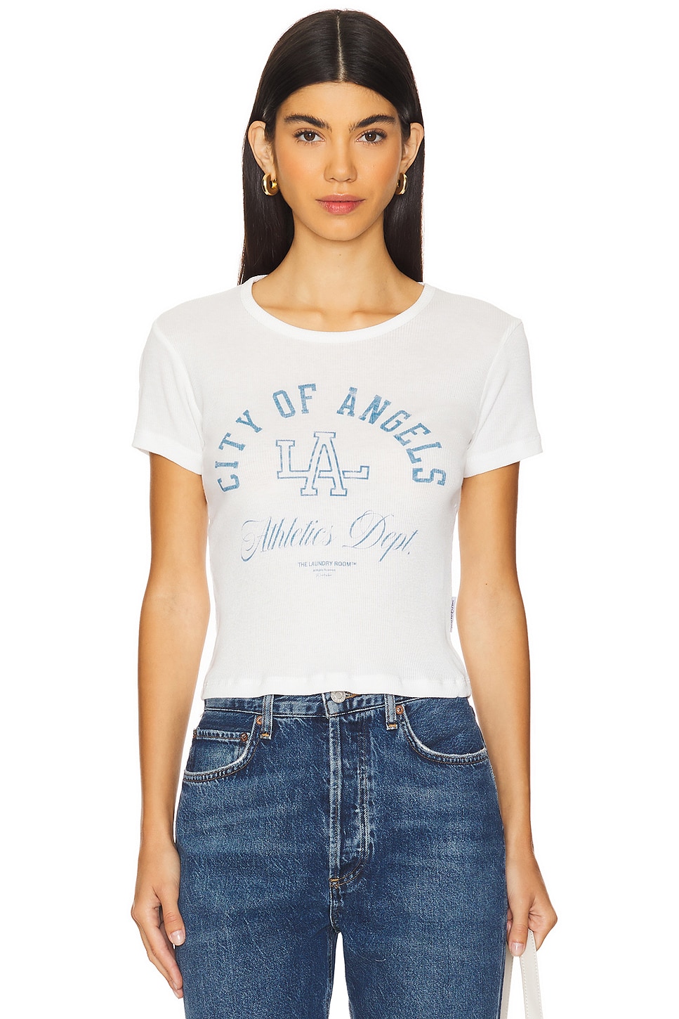 The Laundry Room City Of Angels Athletic Dept. Baby Rib Tee