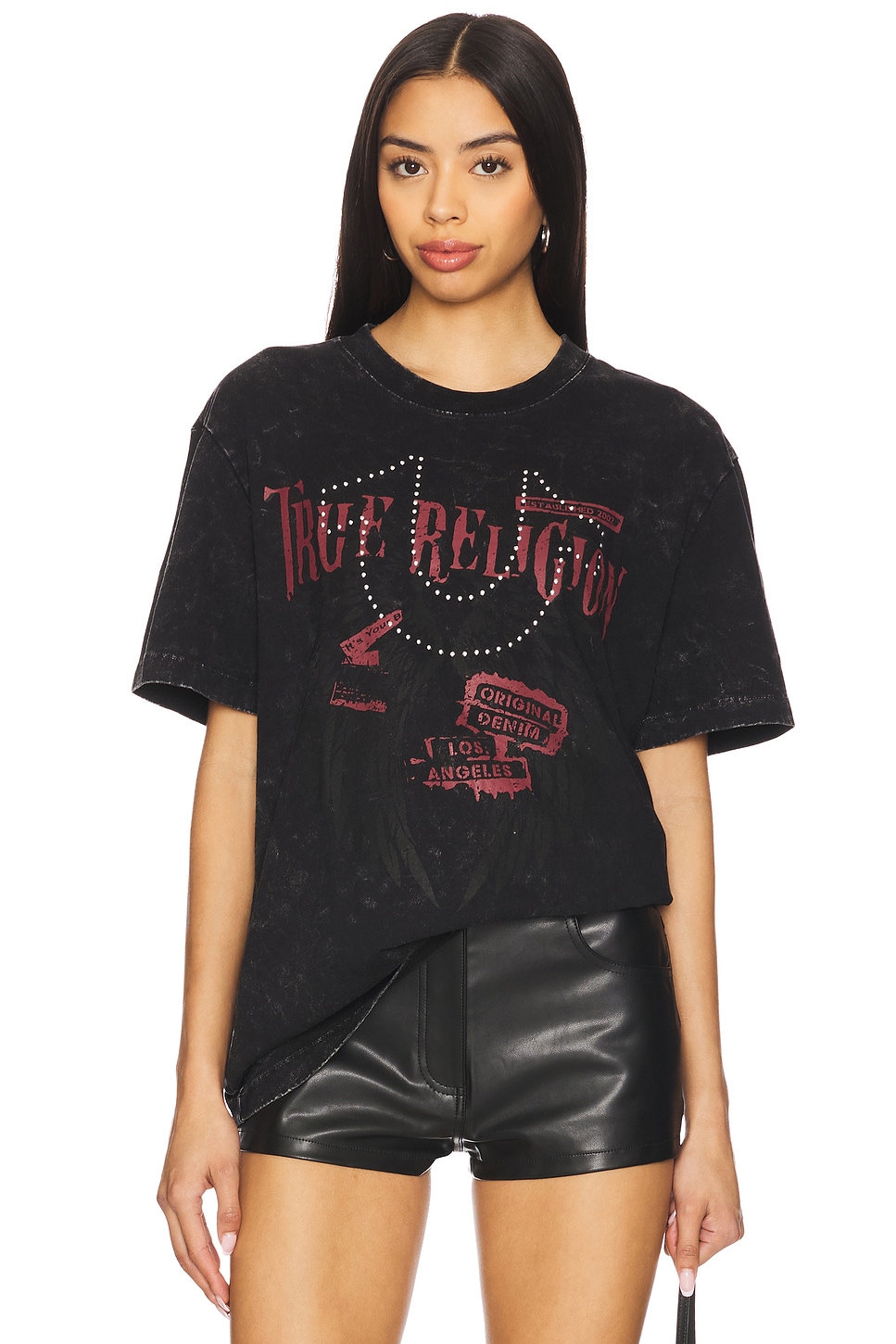 True Religion Studded True Wing Tee