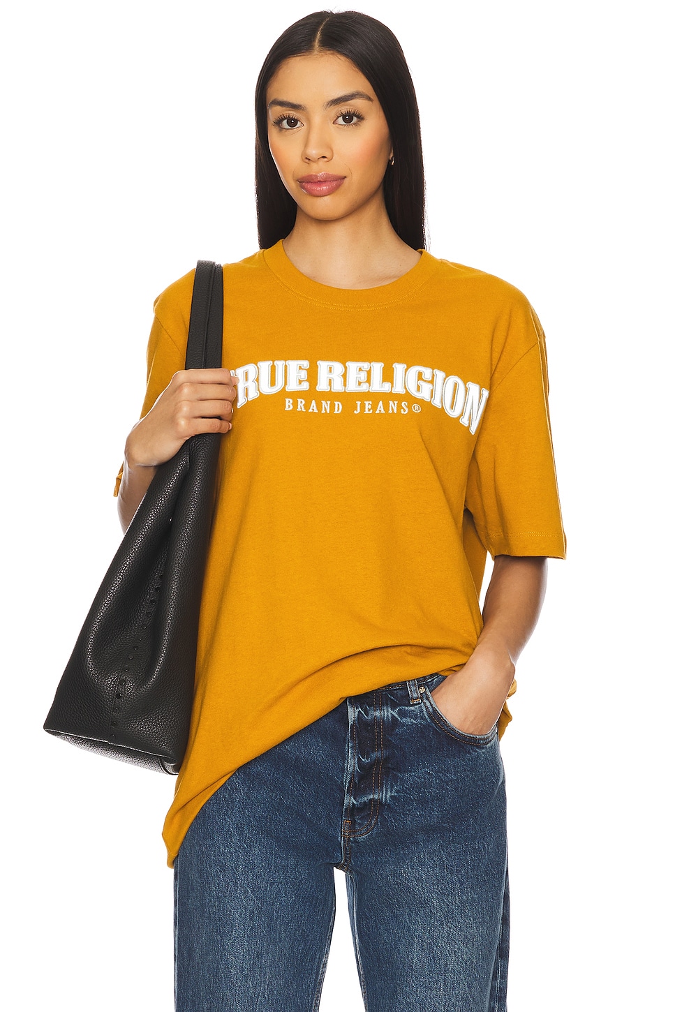 True Religion Short Sleeve Reflective Arch Tee