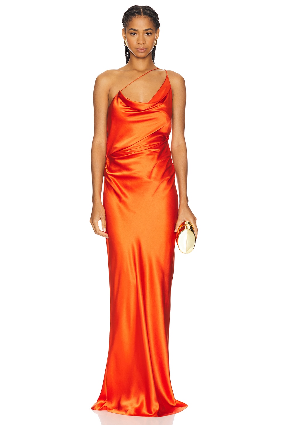 The Sei One Shoulder Cowl Gown