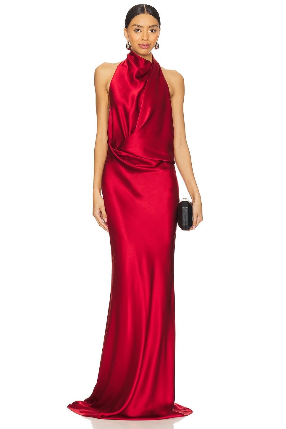 The Sei Halter Drape Bias Gown