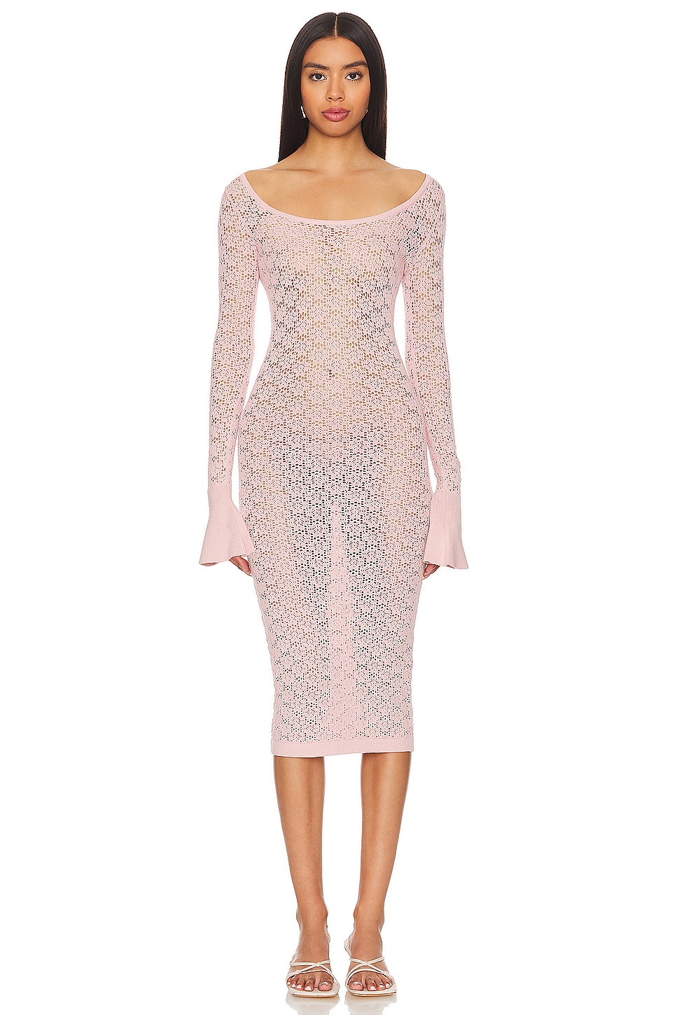 Tularosa Netia Long Sleeve Midi Dress