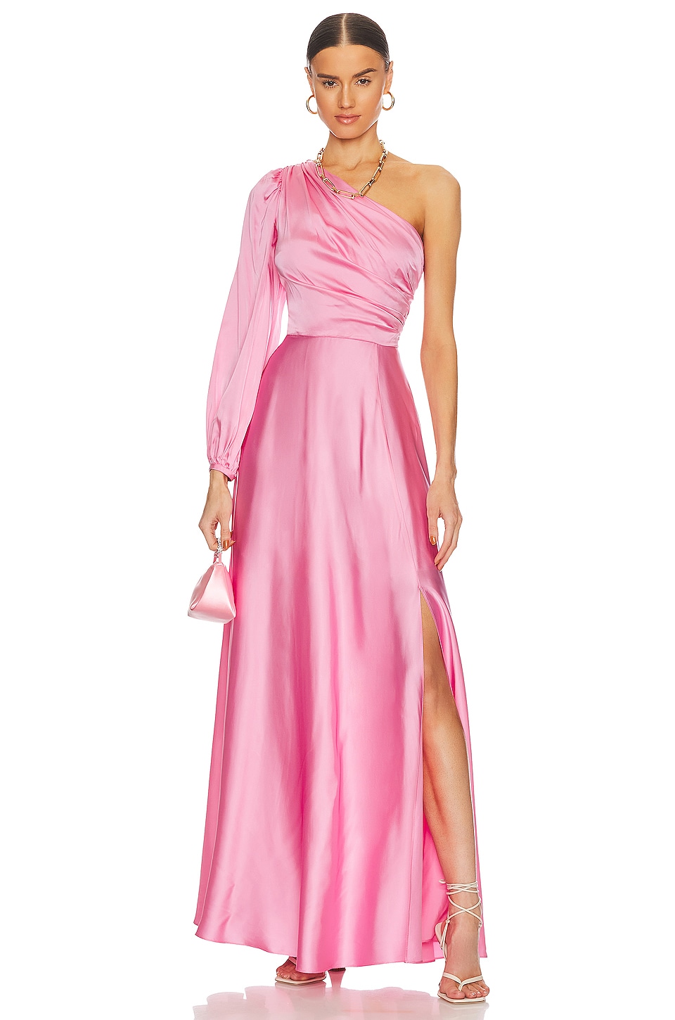 AMUR Elsabet One Shoulder Gown