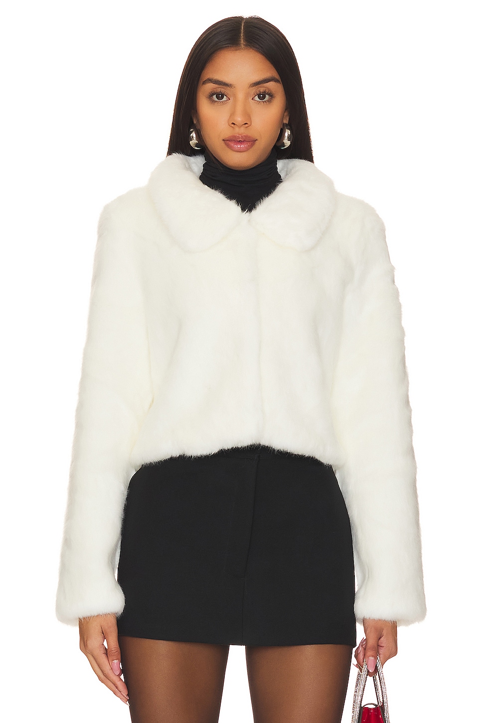 Unreal Fur Tirage Cropped Jacket