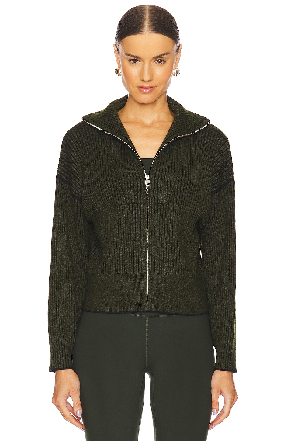 Varley Carmen Knit Half Zip Sweatshirt