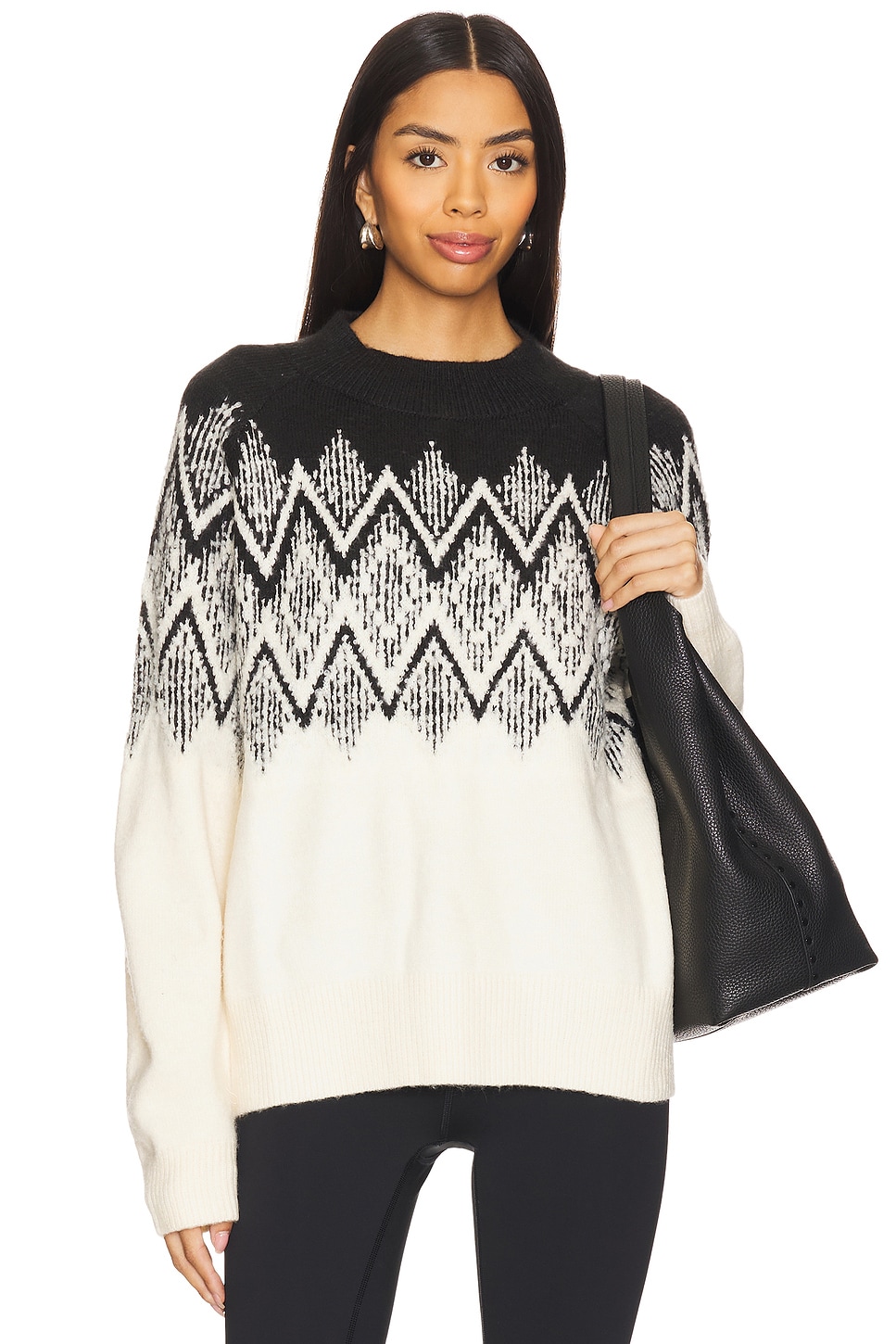 Varley Siren Relaxed Jacquard Sweater