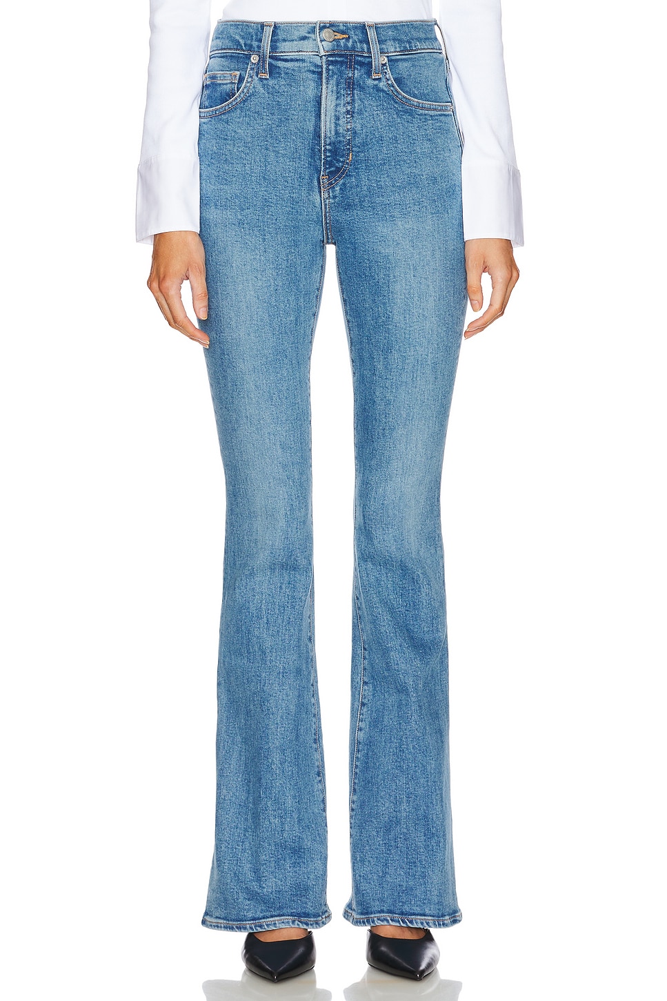 Veronica Beard Beverly High Rise Skinny Flare