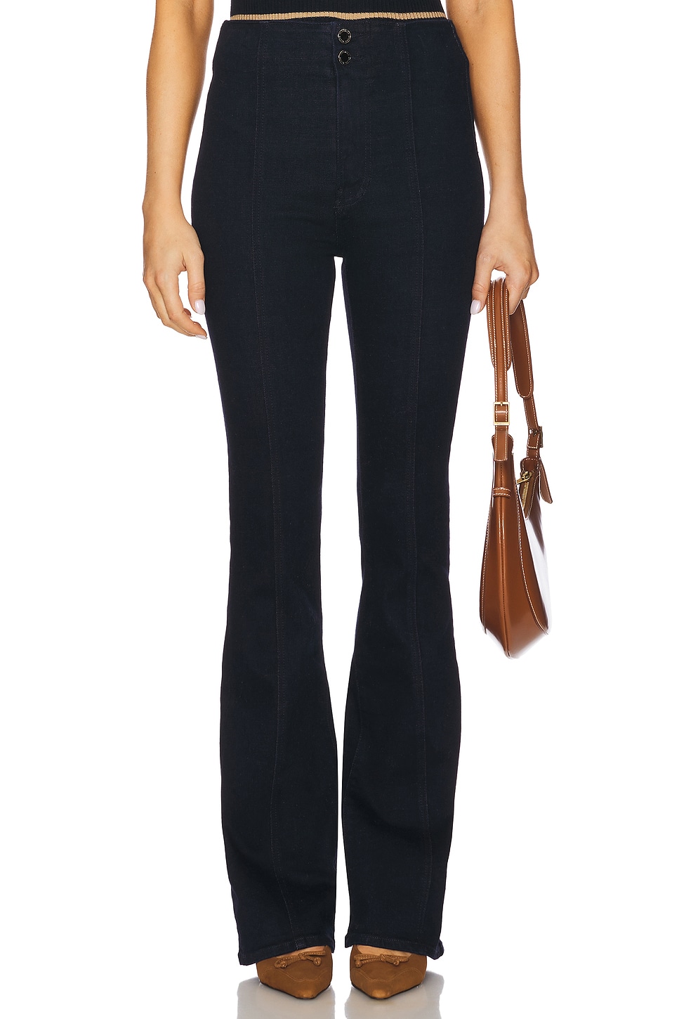 Veronica Beard Beverly High Rise Skinny Flare