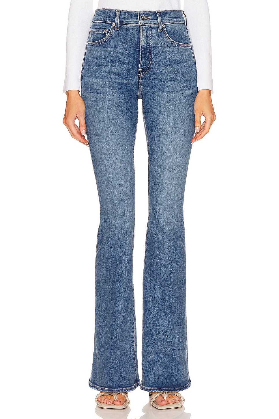 Veronica Beard Beverly High Rise Skinny Flare