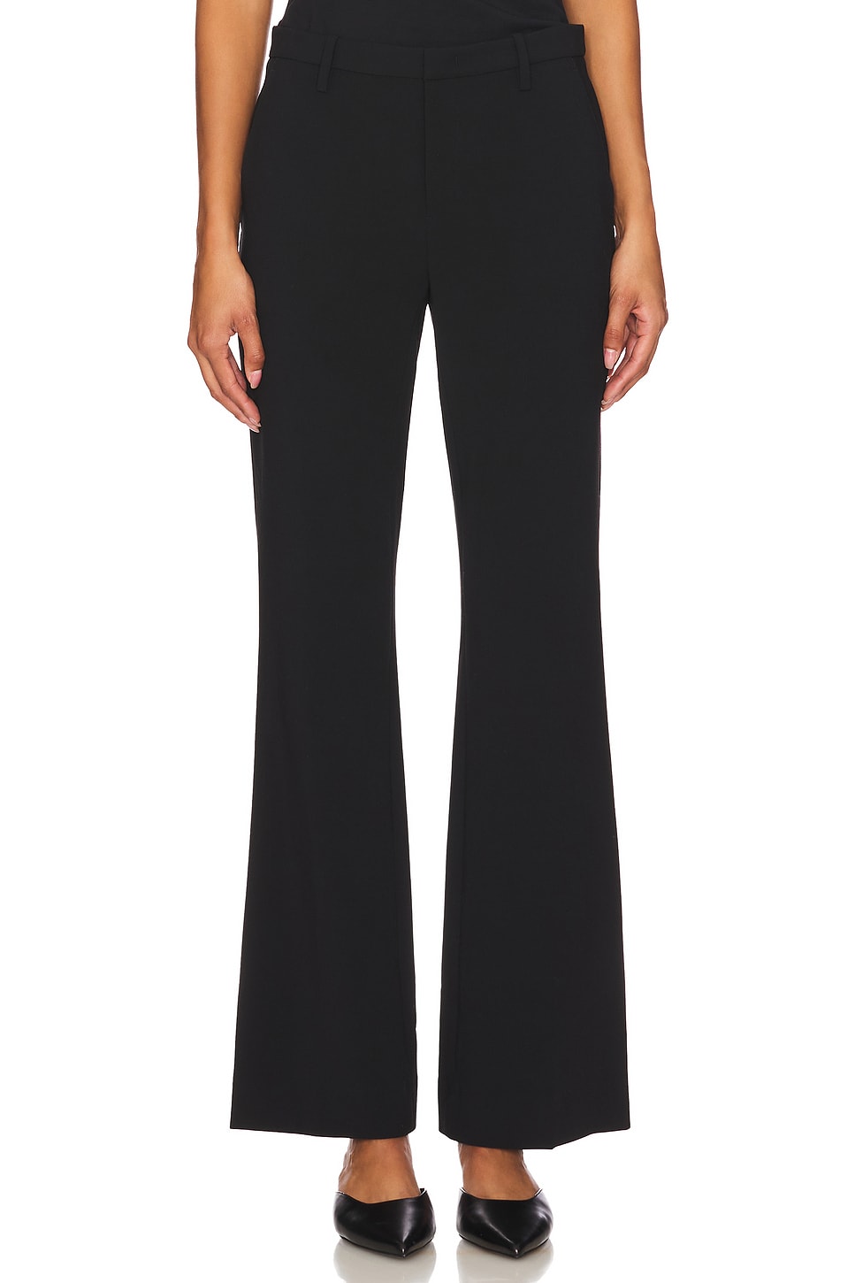 Vince Mid Rise Tailored Flare Pant