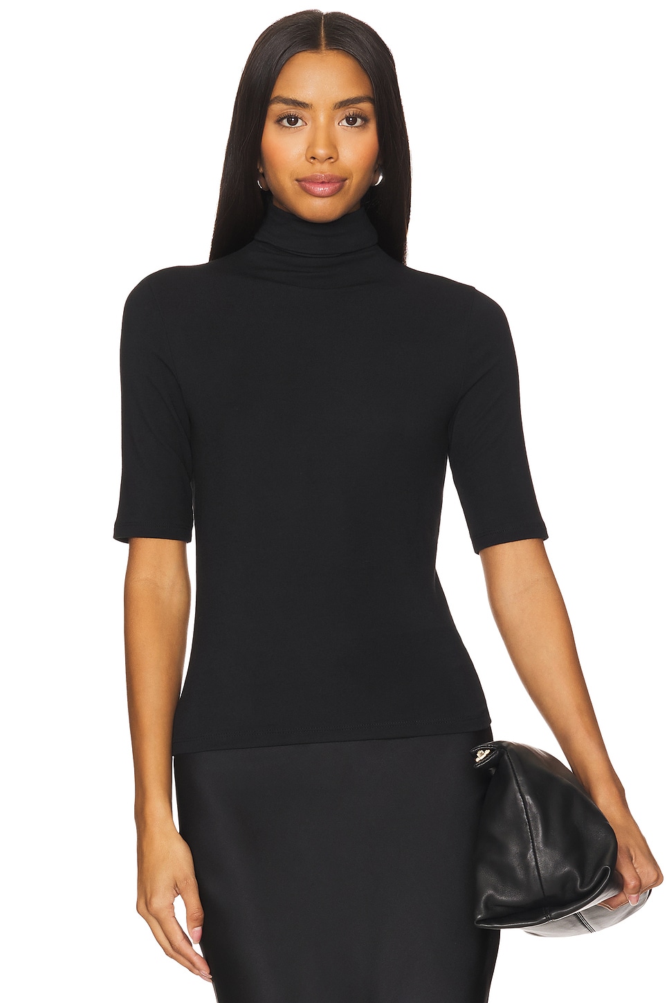 Vince Elbow Sleeve Turtleneck