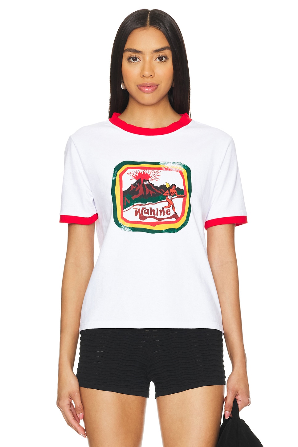 Wahine Ringer T Shirt