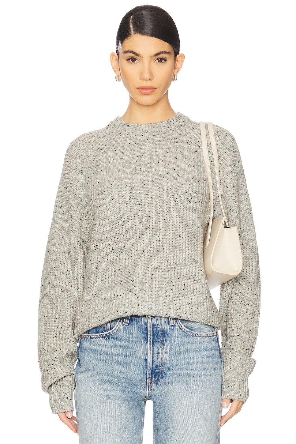 WAO Speckled Crewneck Sweater