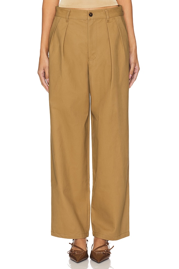 WAO Wide Leg Pleated Trouser