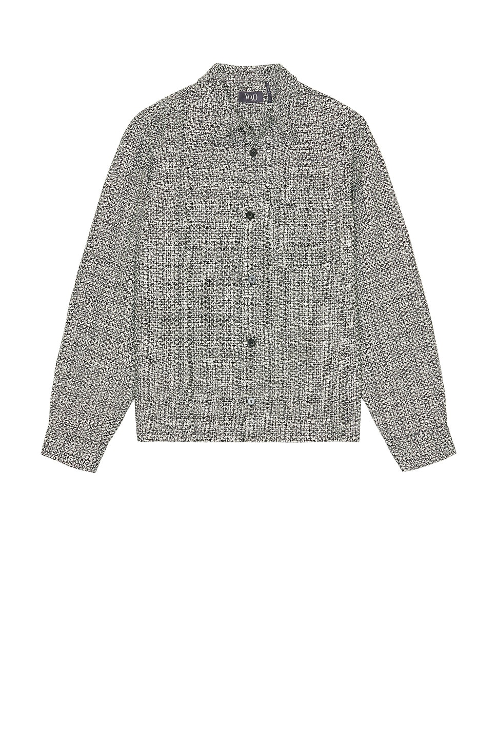 WAO Boucle Tweed Shirt Jacket