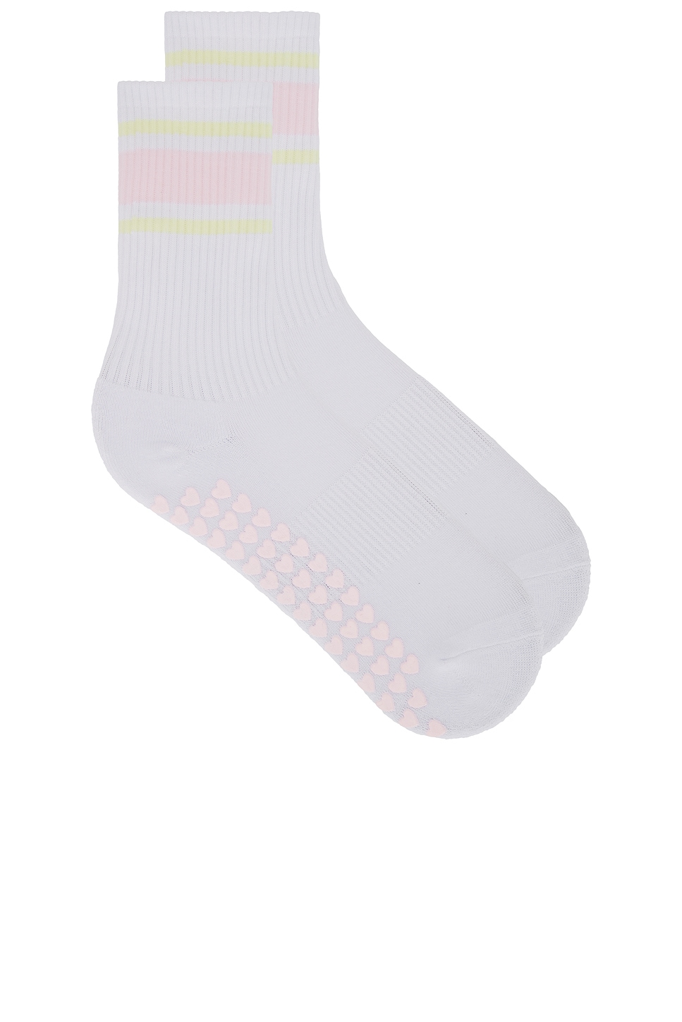 WellBeing + BeingWell Multi Stripe Grip Sock