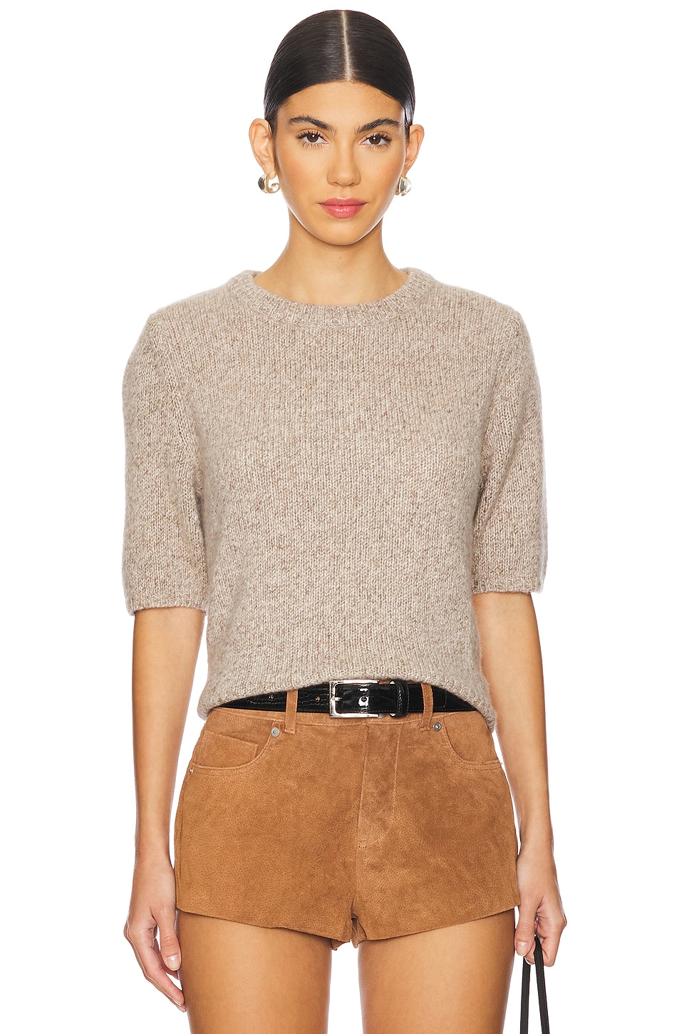 W. Cashmere Brenda Short Sleeve Pullover