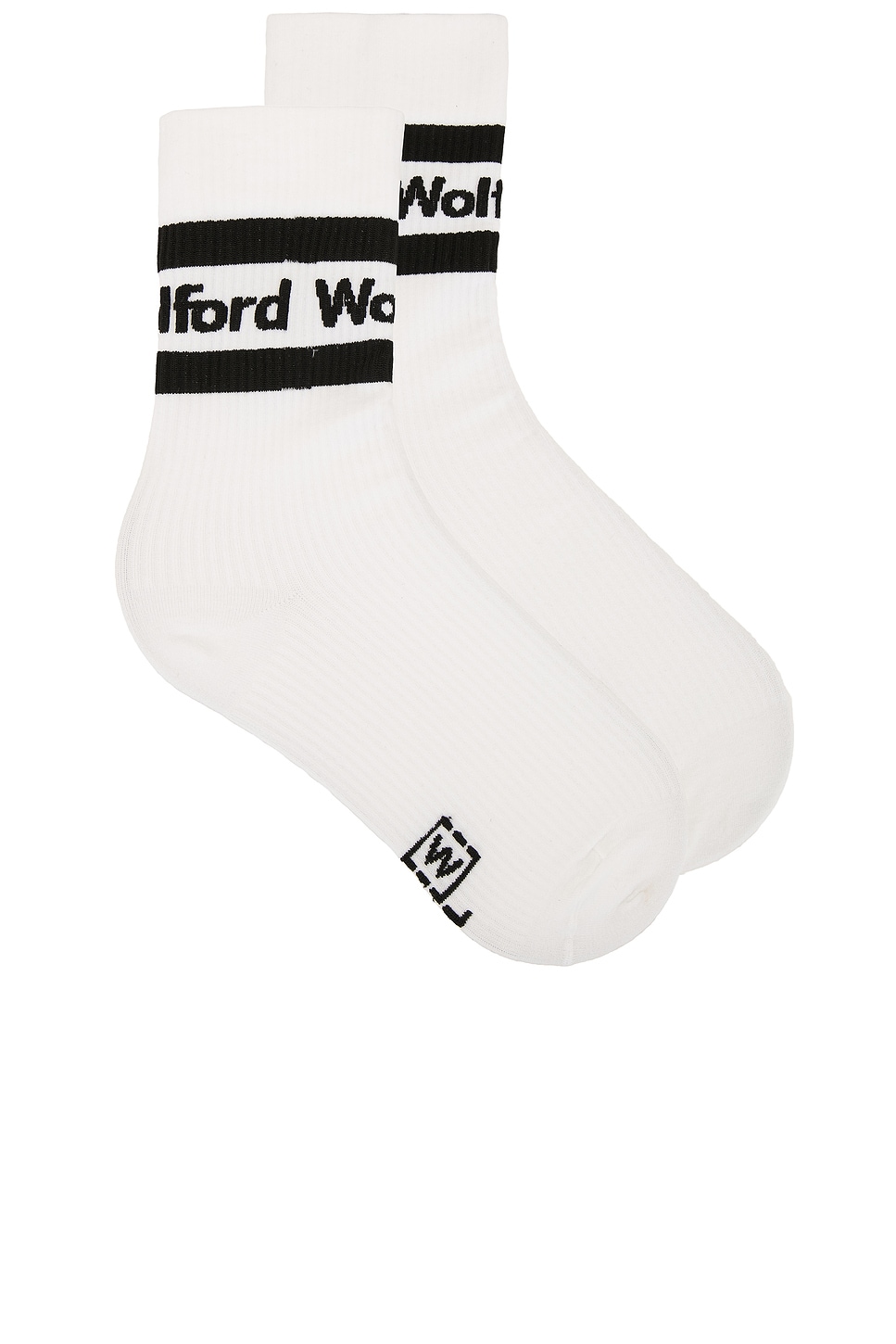 Wolford Logo Rib Socks