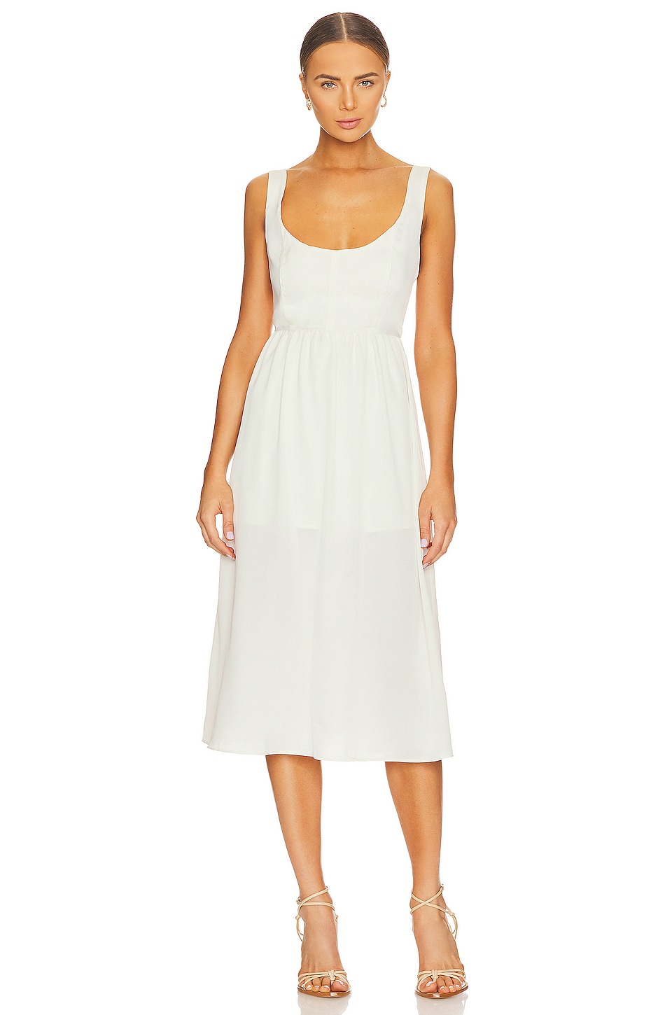 WeWoreWhat Corset Midi Dress