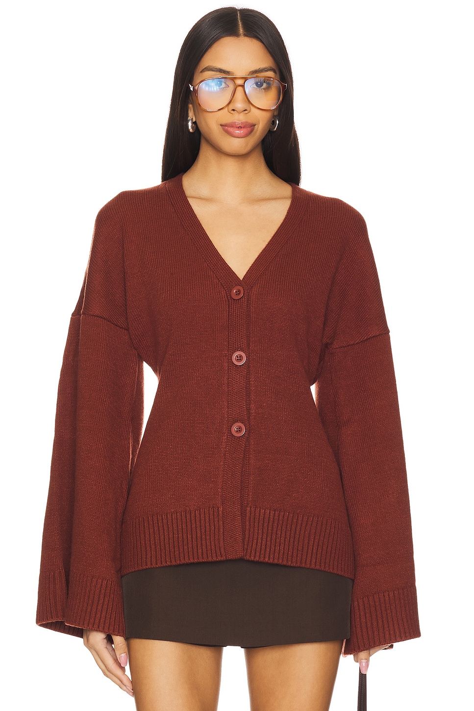 WeWoreWhat Cinched Waist Cardigan