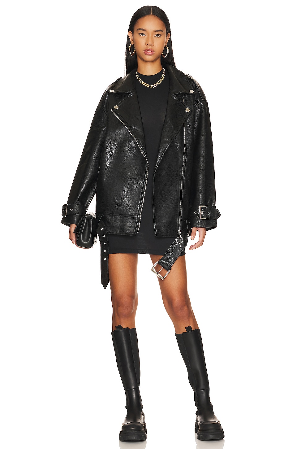 WeWoreWhat Oversized Moto Jacket