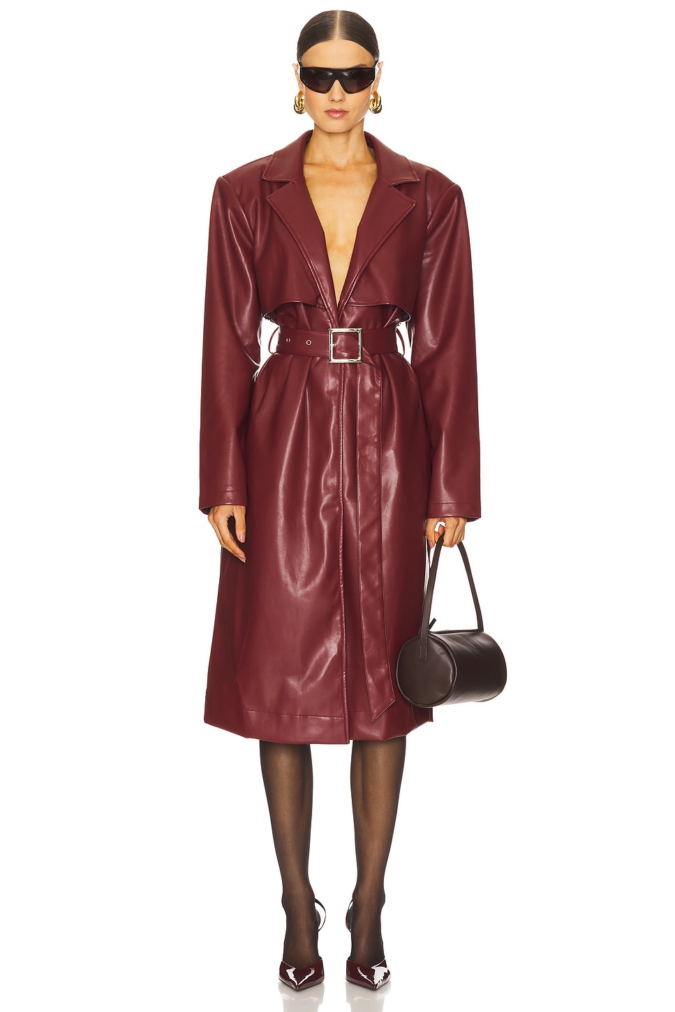 WeWoreWhat x REVOLVE Faux Leather Trench