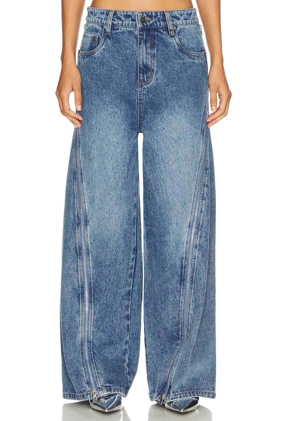 Wynn Hamlyn Zipper Jeans