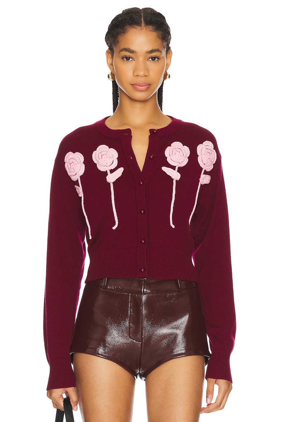 Wynn Hamlyn Flower Cardigan