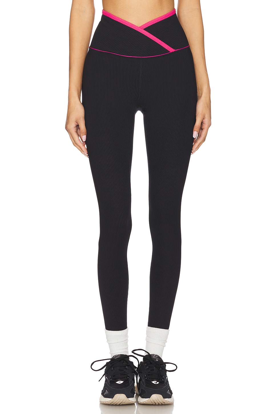 YEAR OF OURS Ribbed Two Tone Veronica Legging