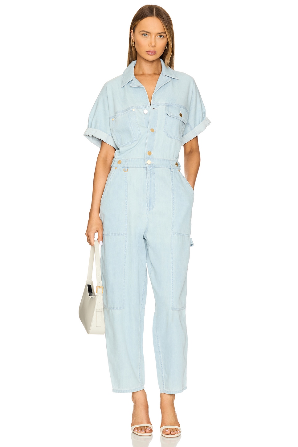 Zimmermann Acacia Denim Boilersuit